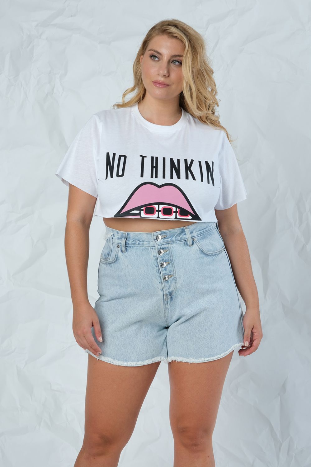Crop Top The Authentic White