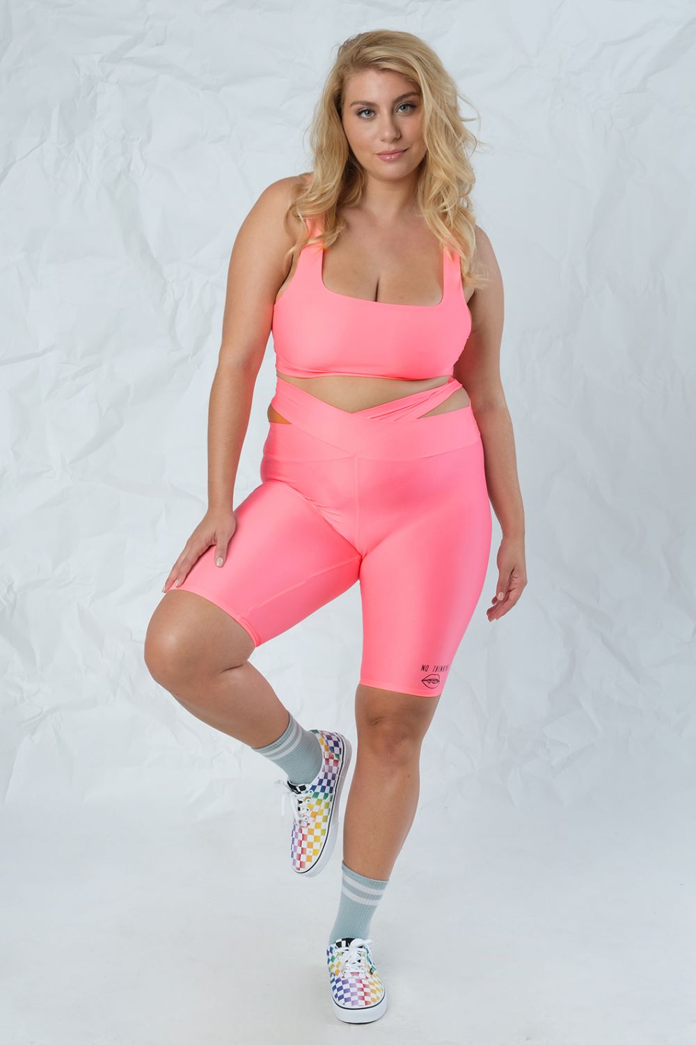 Cut Out Top Sporty Bra Sustainable Pink