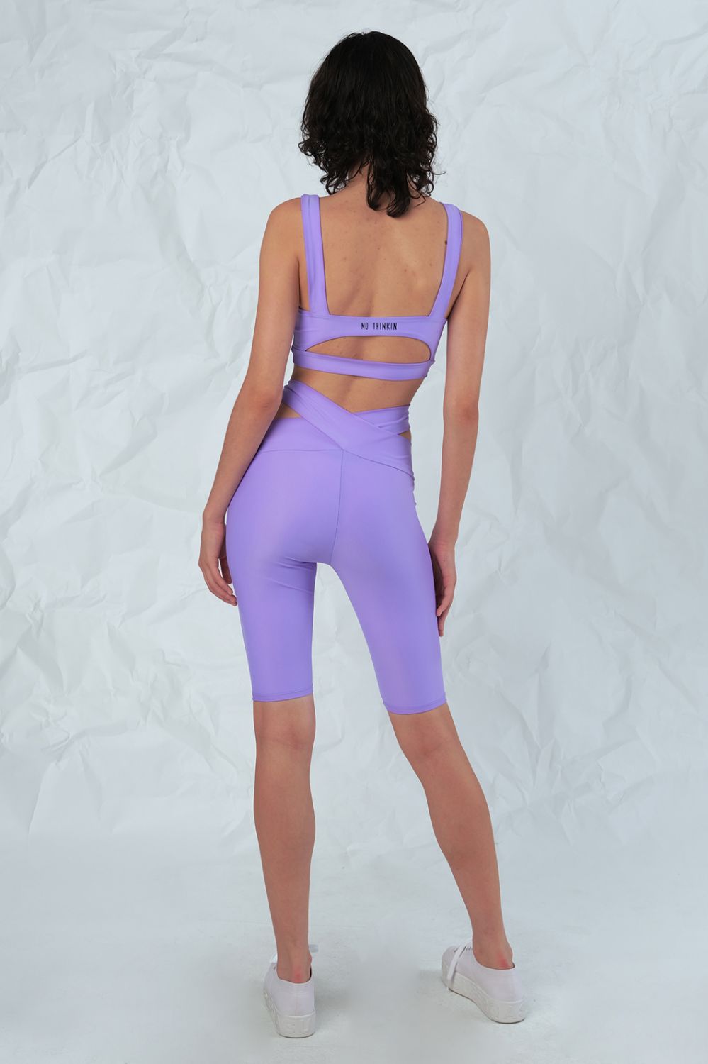 Cut Out Sporty Bra Sustainable Purple 