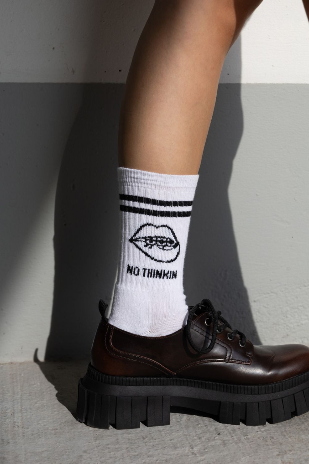 Κάλτσες Originals No Thinkers Λευκές