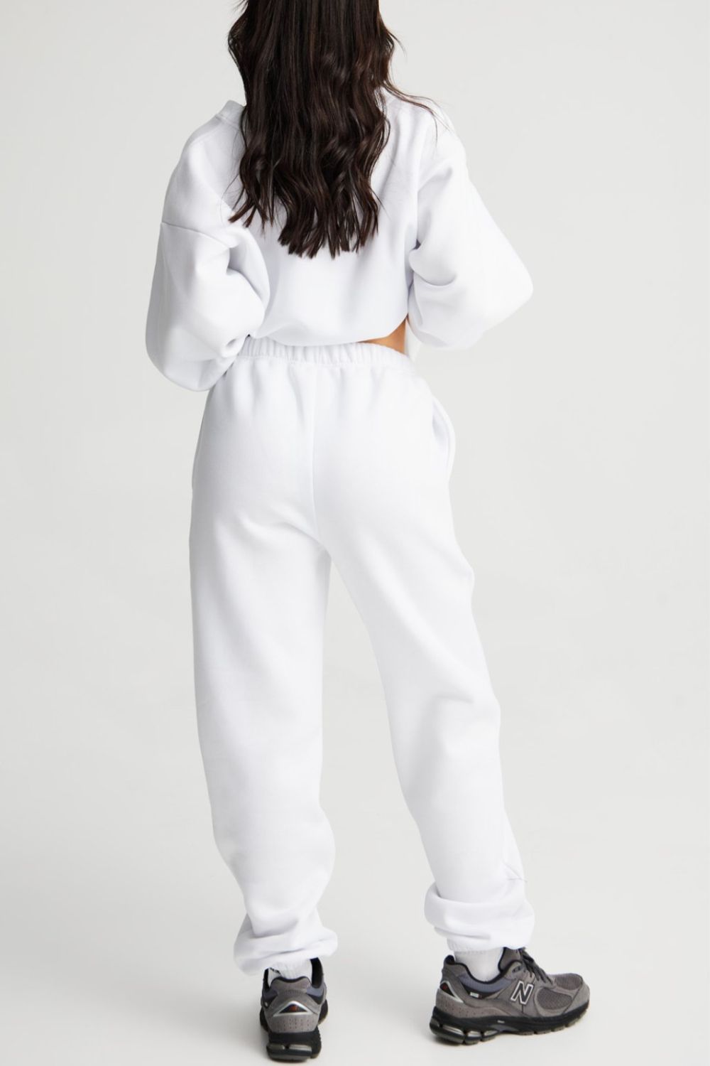 Oversized Joggers Friends White