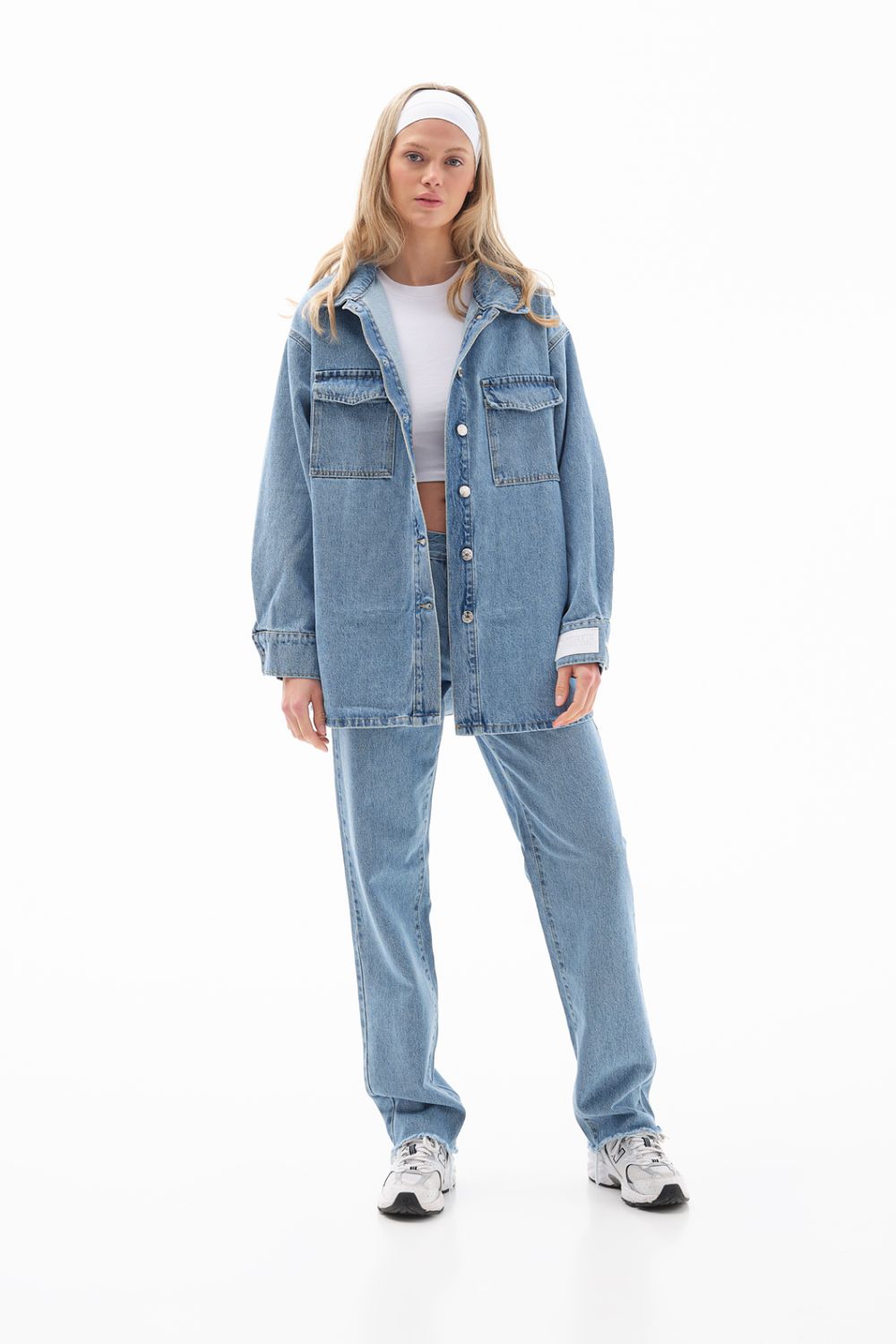 Straight Fit Jeans Britney Low Rise Light Blue 