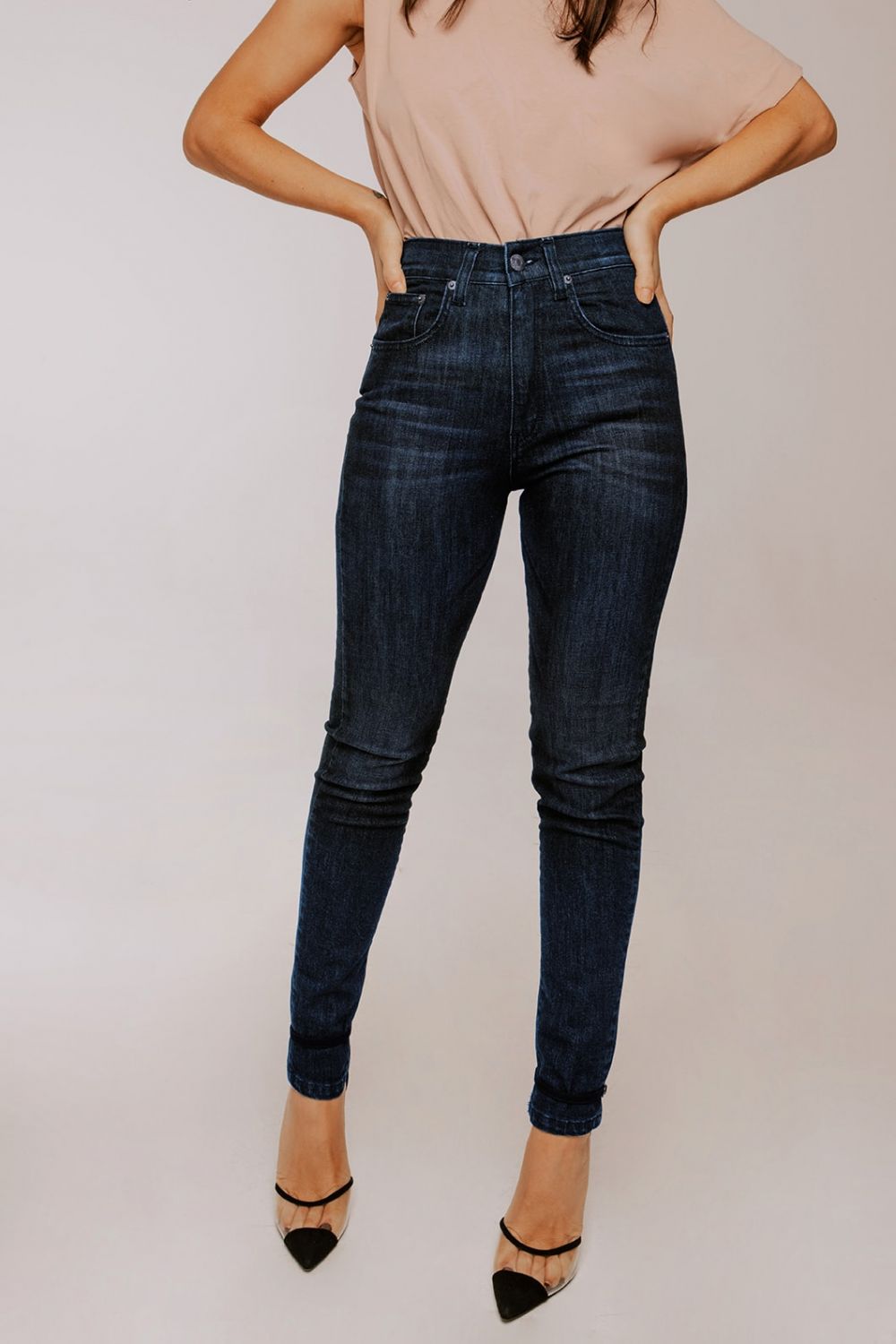 Veronica skinny jeans medium dark blue 